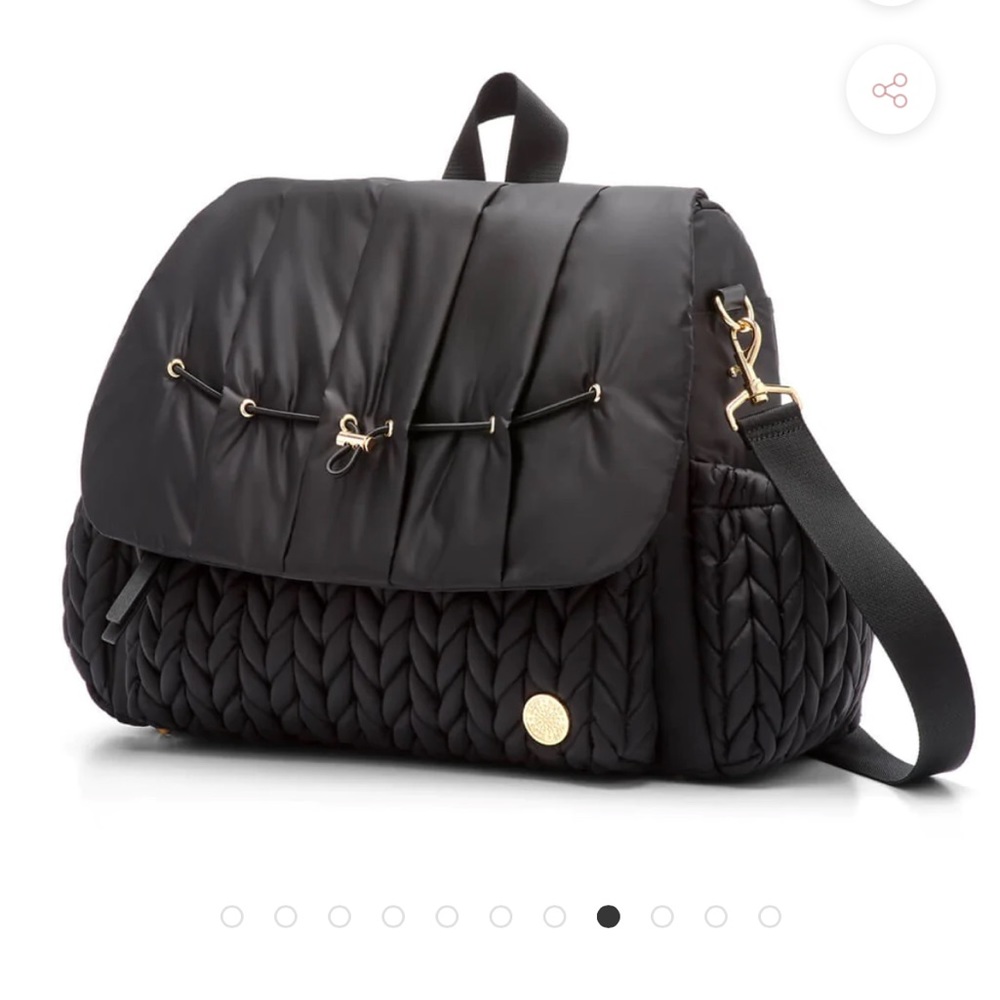 Black Happ Diaper Bag